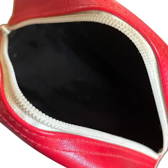 Red Tango by Tokyo Bay Retro Vintage Mini Bowling Bag Women's Red/White Cat - Picture 9 of 9